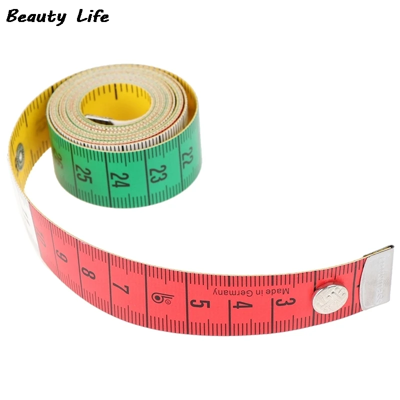 1PC 60in 1.5m Body Measuring Ruler Sewing Tailor Tape Measure Mini Soft Flat Ruler Centimeter Meter Sewing Measuring Tape