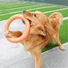 Floating Water Dog Toys Pet Flying Disk Training Ring Interactive Toy Puller Resistant Aggressive Chewing for Small Medium Dogs 5