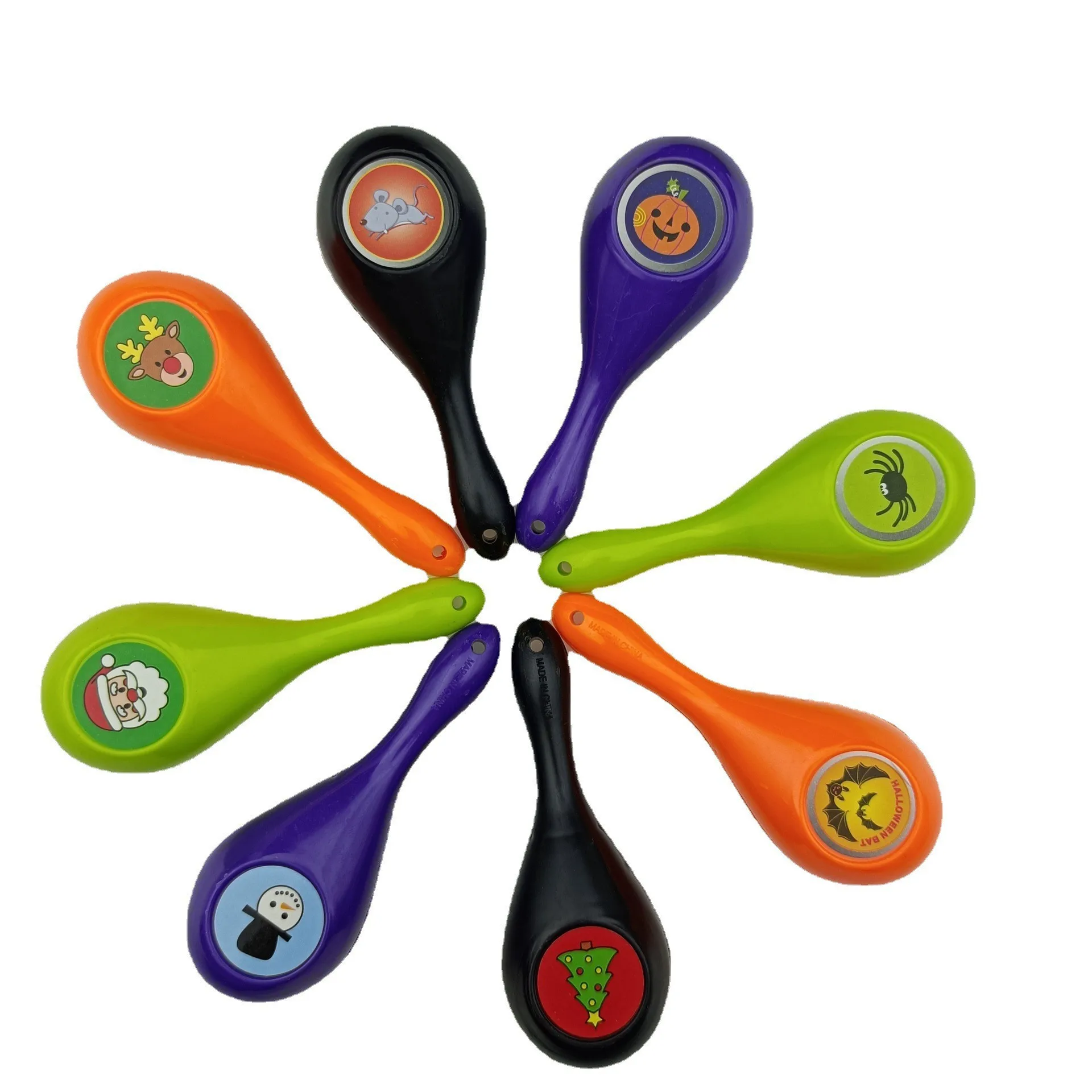 

6 шт., детский пластиковый песочный молоток Maraca