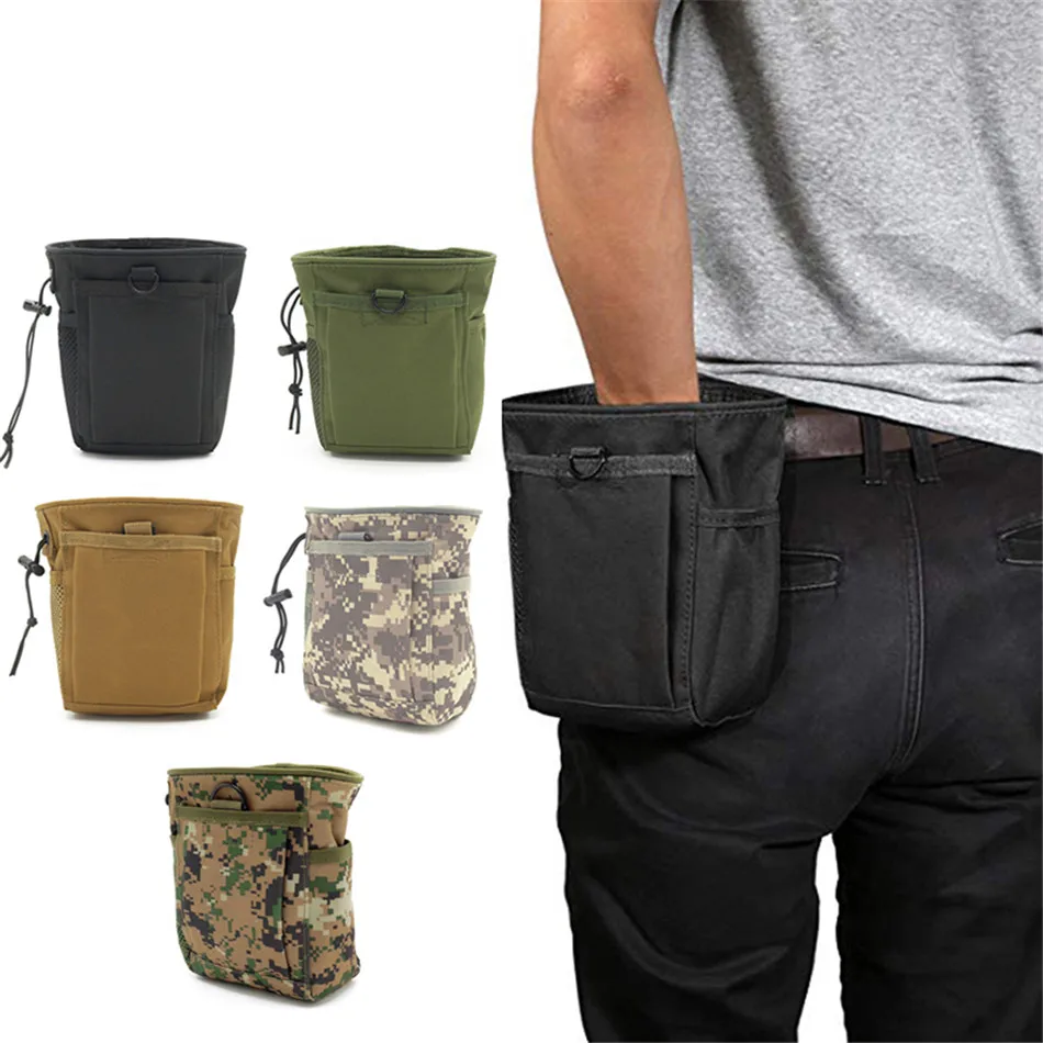 

600D Nylon Sports Hunting Tactical Bag Outdoor Molle Pouch Military Backpack Hanging Bag EDC Gear Waist Portable Recycling Bag