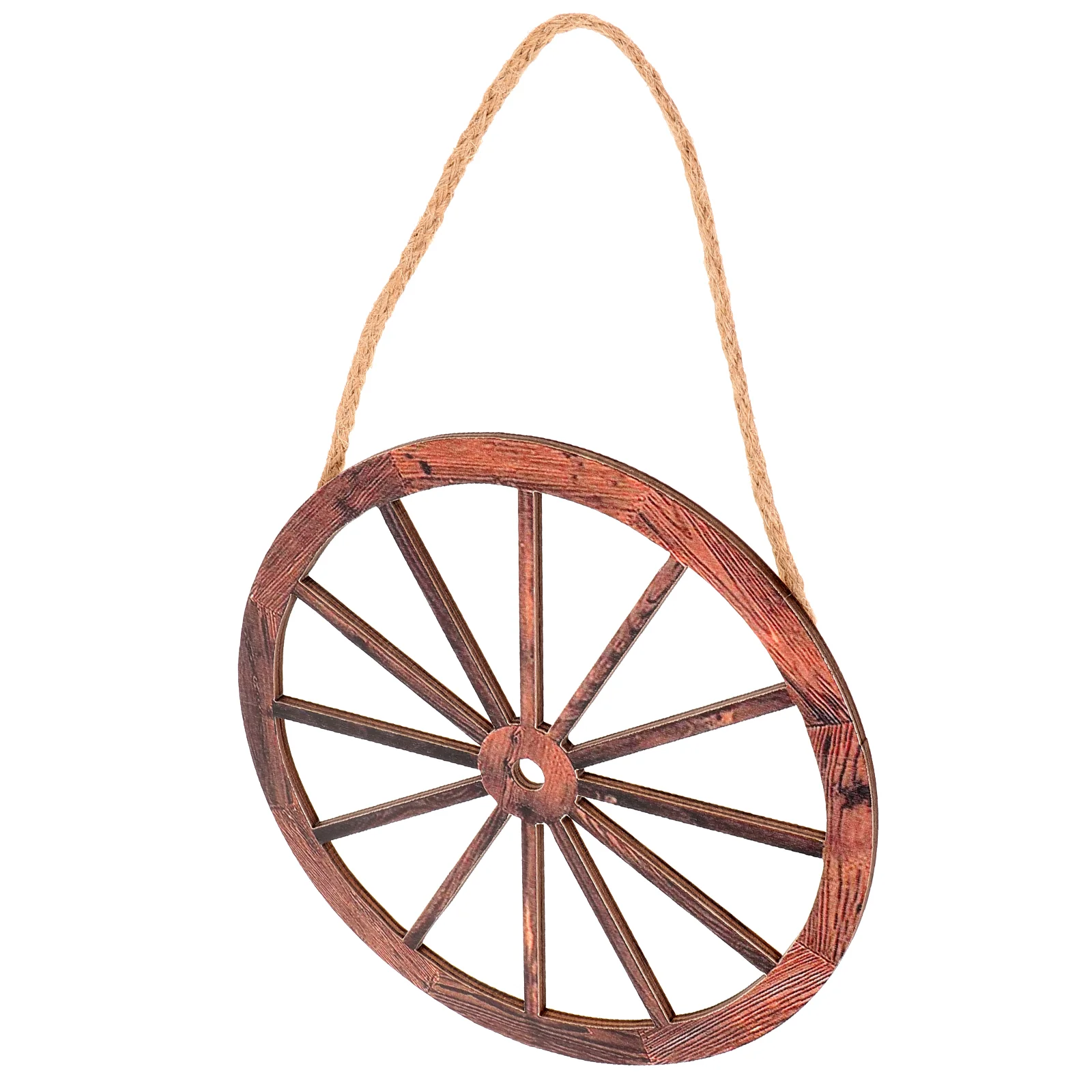 

Женское винтажное деревянное колесо, подвесное украшение, колесо для стены