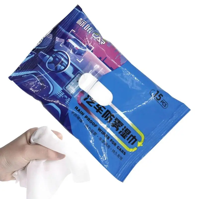 

Anti Fog Wipes For Goggles Fog Proof Glasses Wipes For Bathroom Anti-fog Cloth For Car Rearview Mirror SUV Windshield Camera