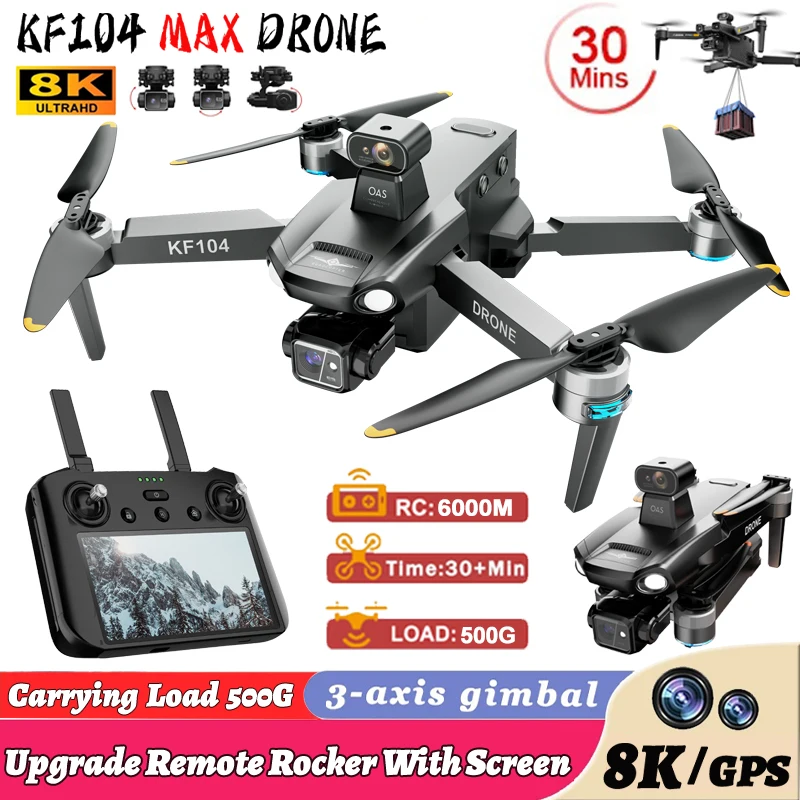 KF104-Max-GPS-Drone-with-Camera-8K-Dual-Cameras-Professional-Brushless ...
