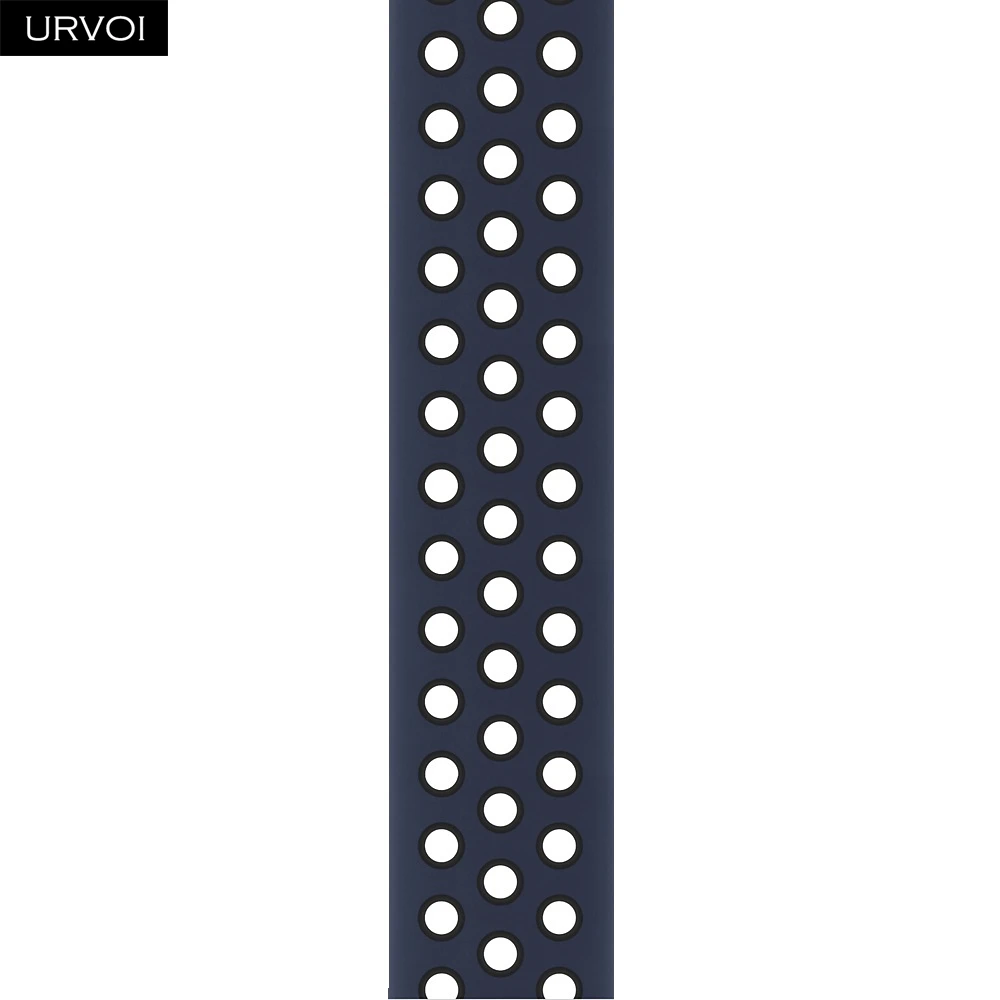URVOI Sport Band - Double Color Silicone with Breathable Holes