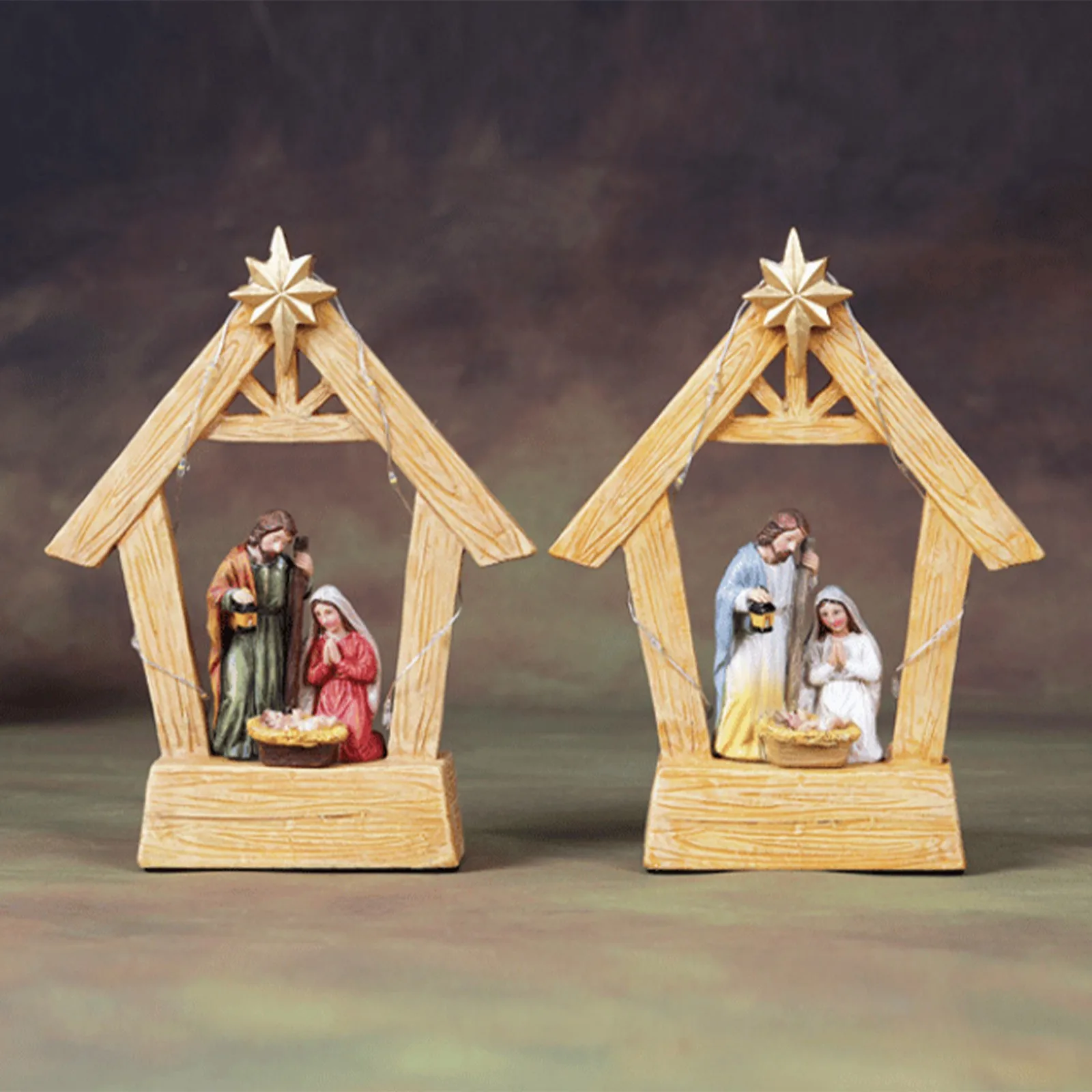 Lighted Nativity Scene Set 5