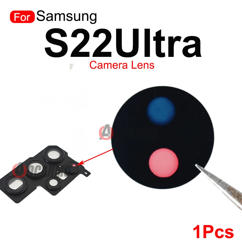 Premium Back Rear Camera Lens with Frame Replacement Part