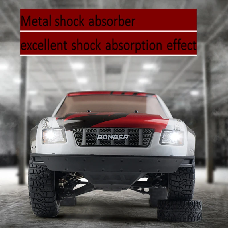 New 1/12 Full Scale Controlled RC Pickup Car Truck RTR 4WD Electrict Remote Control Climbing Car Off Road Vehicle  For Boys 2