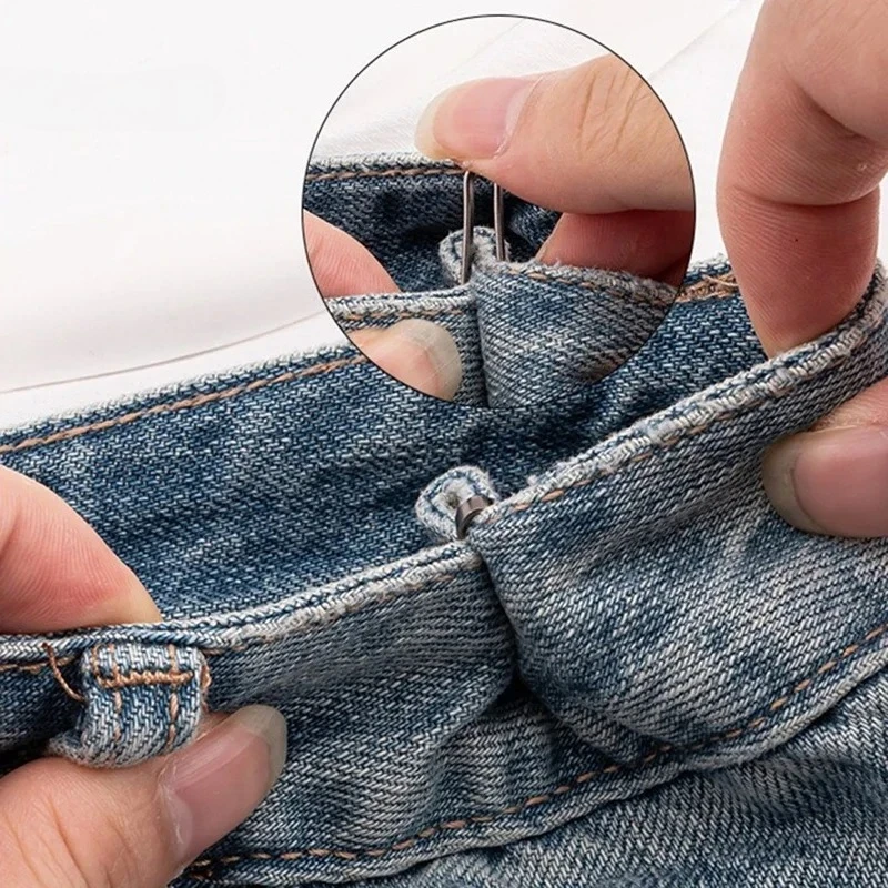Adjustable Metal Jeans Buttons for Men and Women