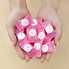 50pcs Mini Portable Travel Dry Compressed Coin Disposable Face Towel Baby Wipes Tablet Travel Tissue Cleansing Face Papper 1