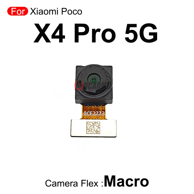 For Xiaomi Poco X4 Pro 5G Front And UltraWide Macro Rear Main