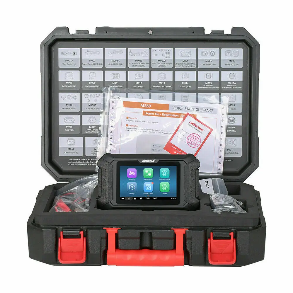 

OBDSTAR MS50 Motorcycle Diagnostic Tool Read Clear Maintenance