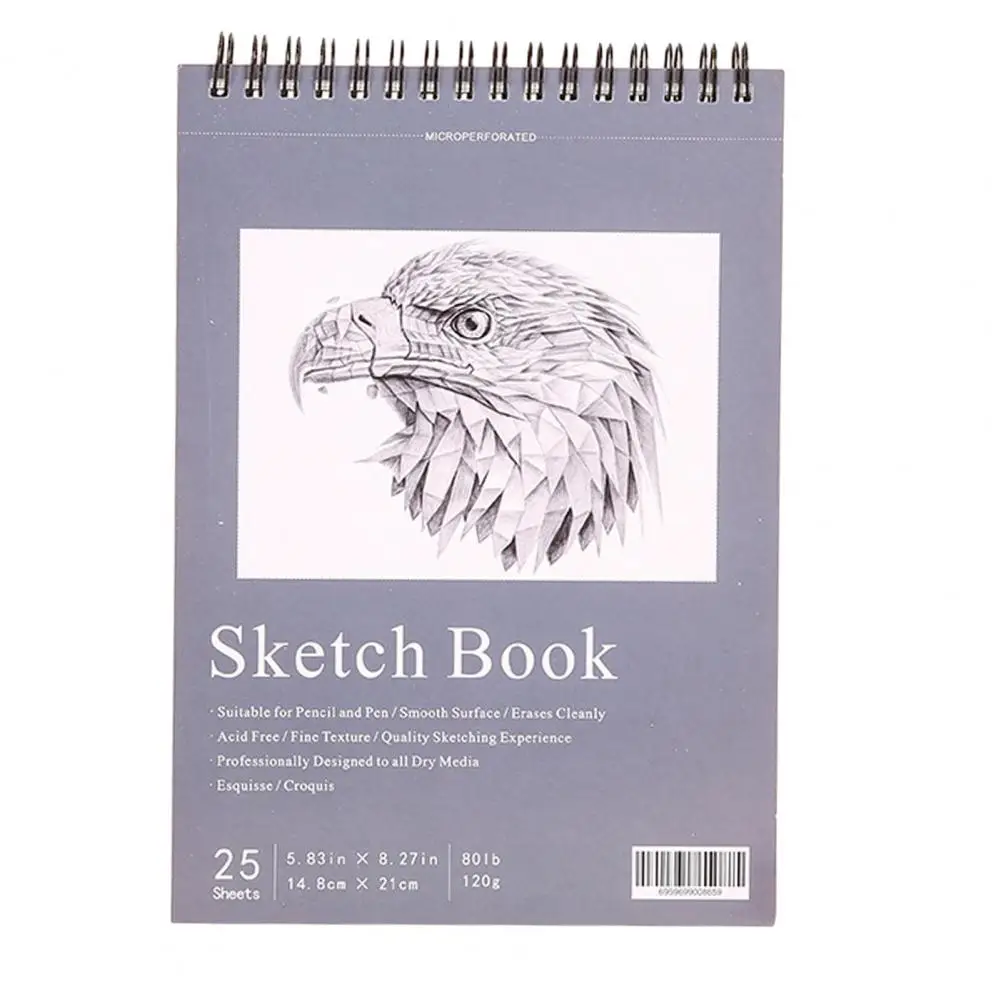 Sketchbooks For Drawing Spiral Wire Bound 25 Sheets Artist Art Student Sketching Drawing Writing Sketchbook Art Supplies