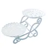 European Style Three-tier Cake Tray Snack Stand Fruit Plate Birthday Party Decoration Supplies Wedding Dessert Table Cake Stand 6