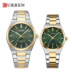 CURREN Business Minimalist Stainless Steel Quartz Wristwatch with Luminous Hands (Color 12)