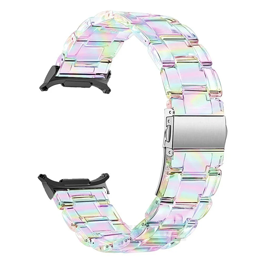 Elegant Clear Resin Watch Bracelet - Premium Strap Accessory