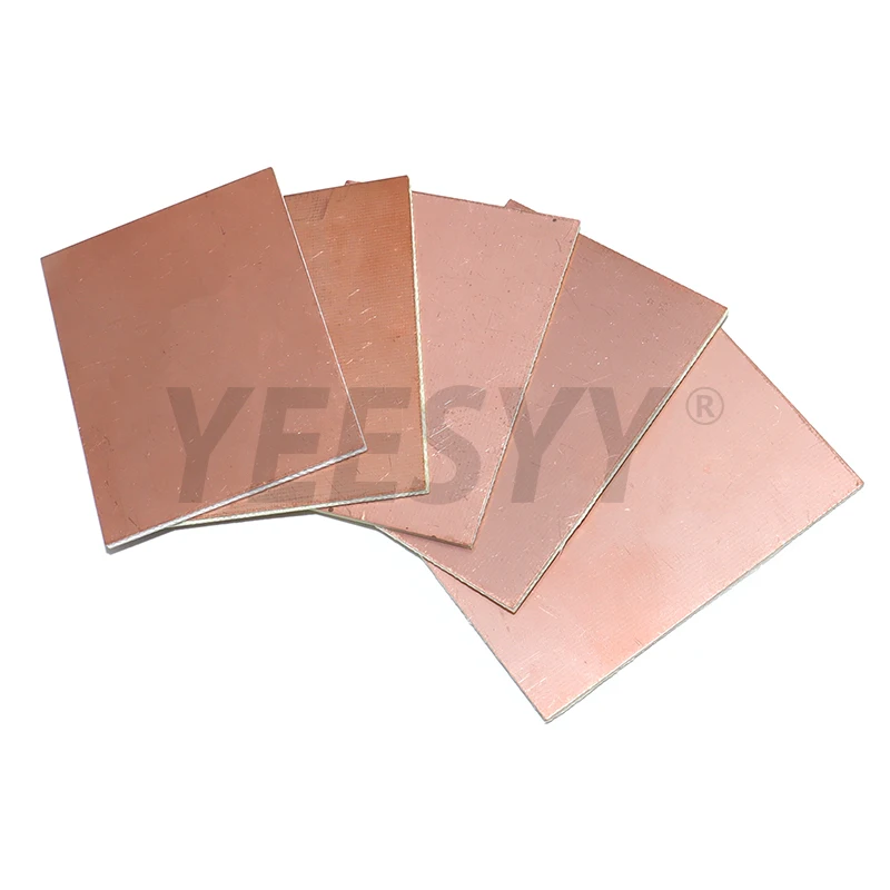 5PCS FR4 PCB 7x10cm 7*10 7*10CM 단면 구리 도금판 DIY PCB 키트 라미네이트 회로 기판