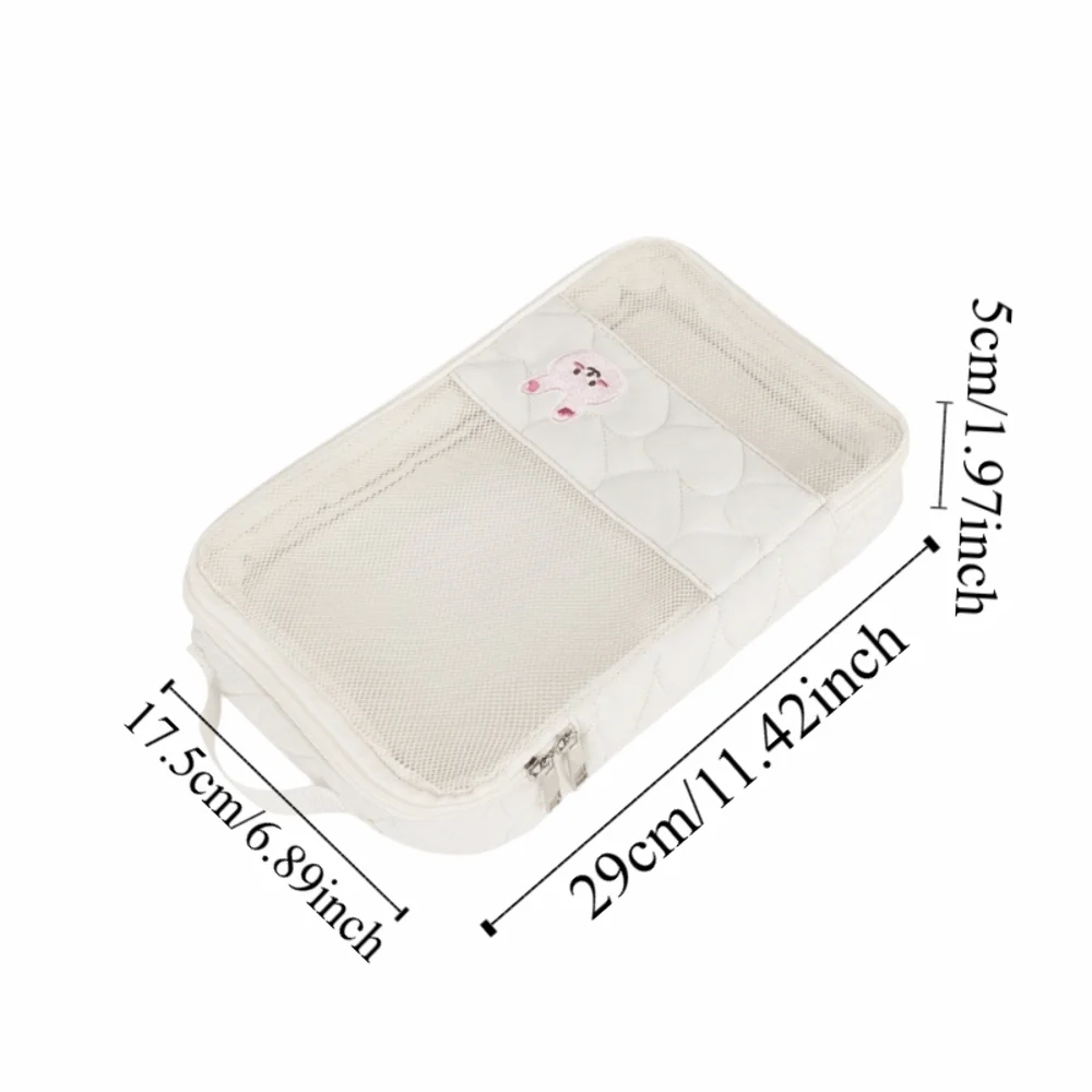 방수  기저귀 가방 귀여운 디자인 걸이형 유모차 걸이 가방 분리형 수납 공간 다중 수납칸