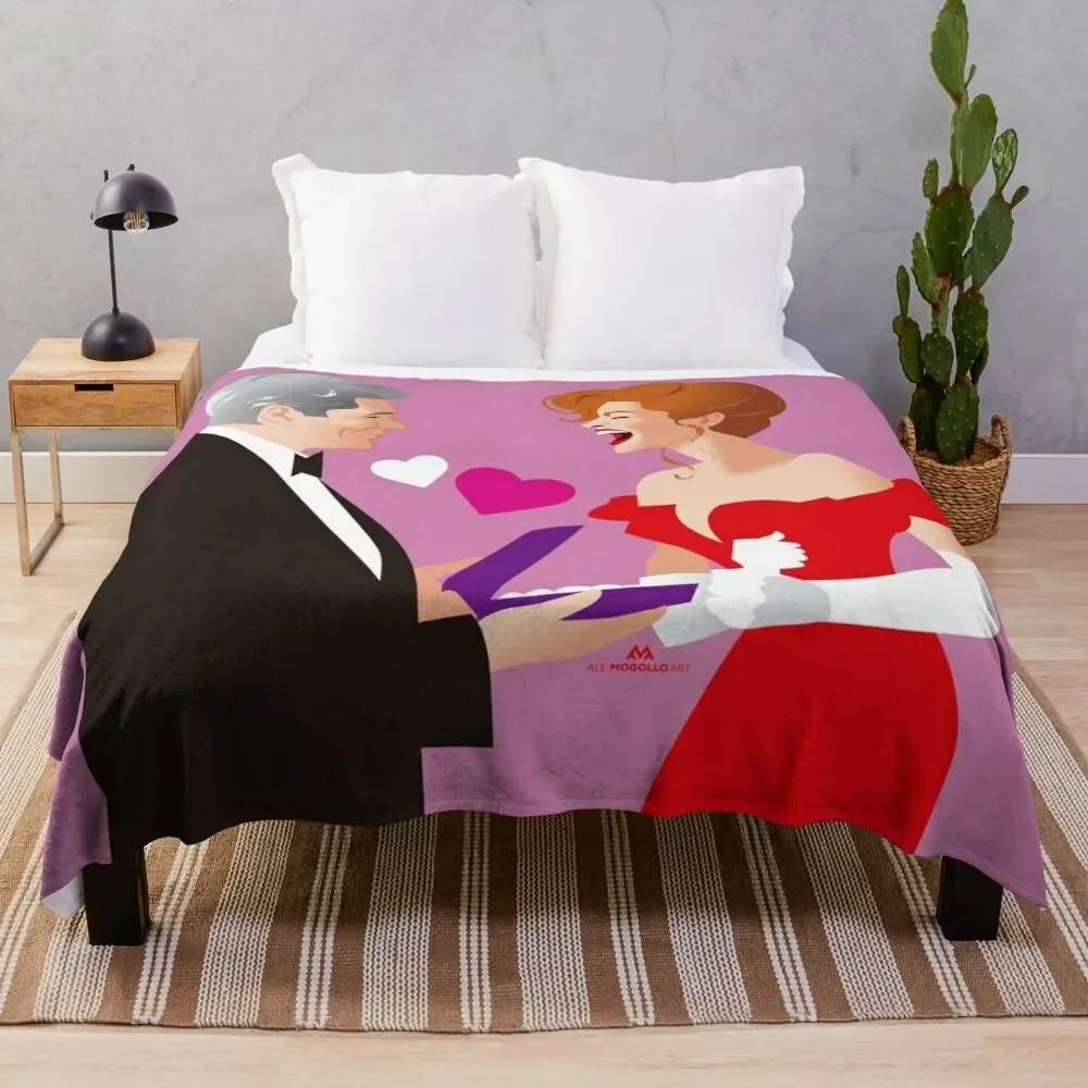 

Jewelry box Throw Blanket Luxury Thicken Luxury Brand Blankets
