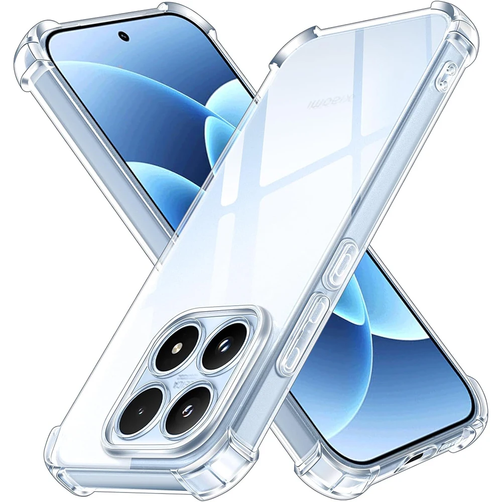Durable Shockproof Transparent Silicone Phone Case