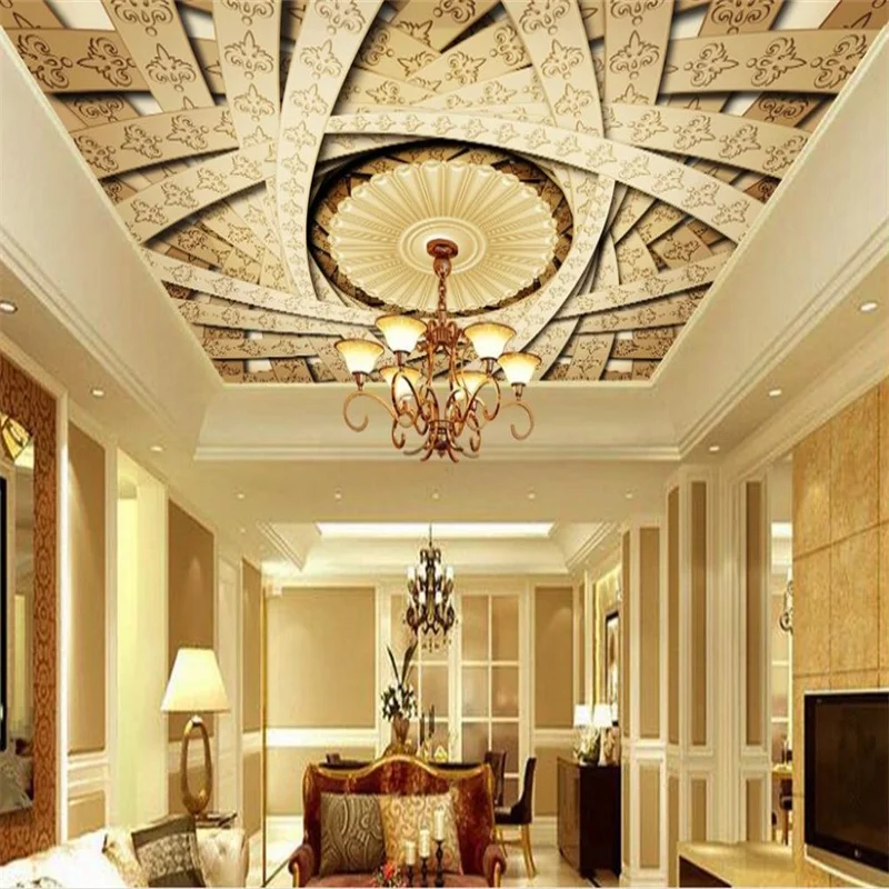 custom3dceilingwallpaperAngelAnnunciationwallpaperwallceiling