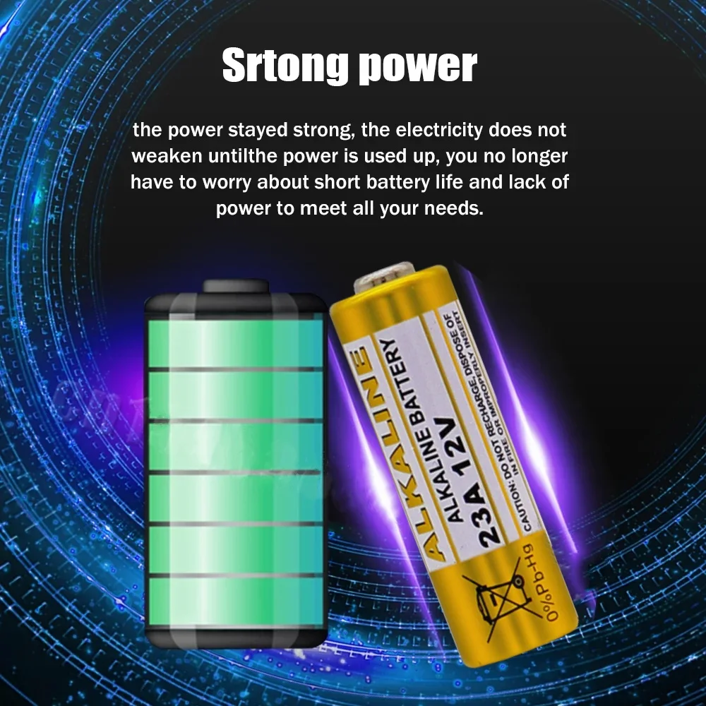 Alkaline Battery 20PCS 12V 23A A23 23GA A23S E23A EL12 MN21 MS21 V23GA L1028 GP23A LRV08 for Remote Control Doorbell