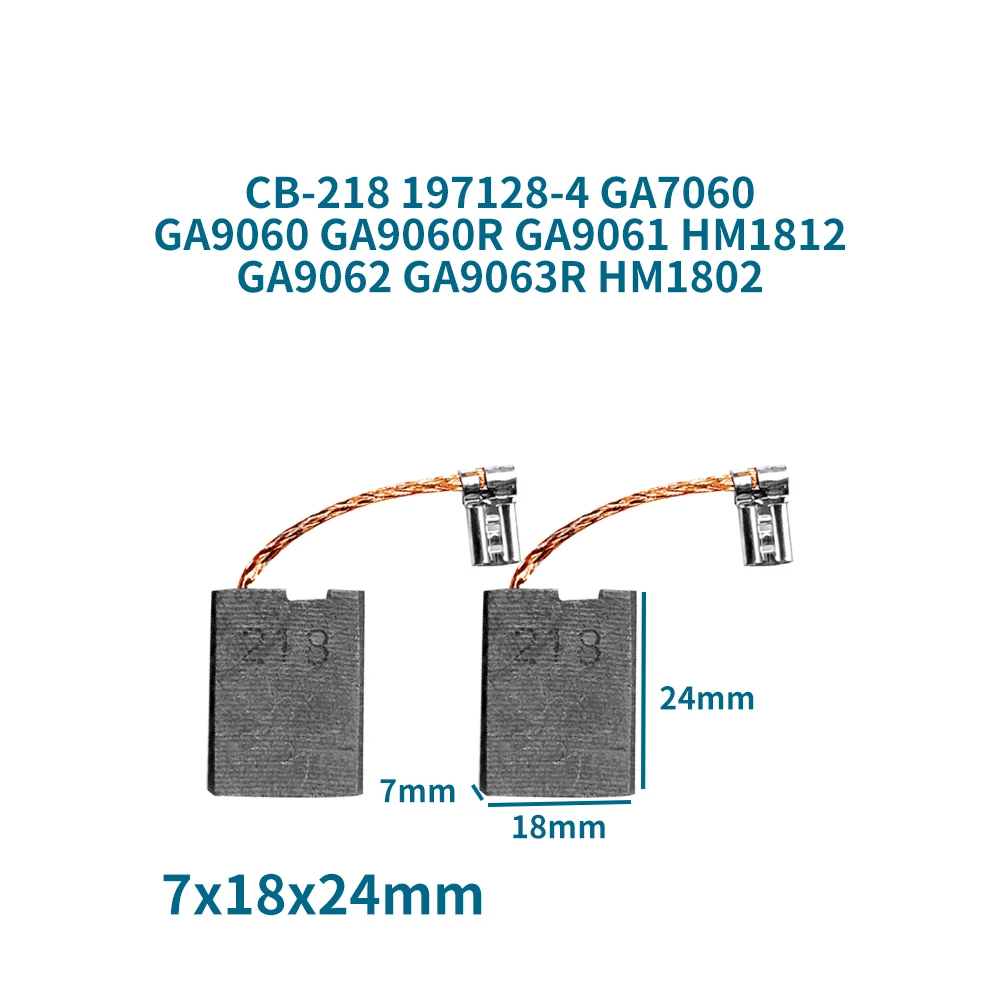 마키타 CB218 CB 218용 CB-218 카본 브러쉬 197128 -4 GA7060 GA..