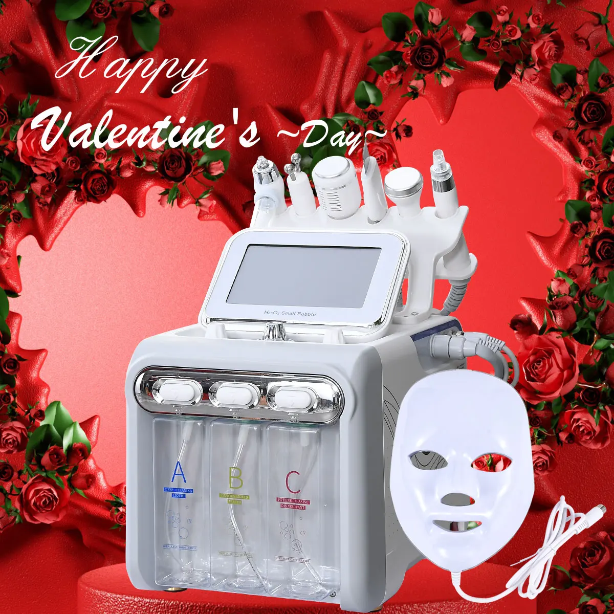 Water Peeling Machine 美顔器 ✨Water Clean Supersonic_ Peeler美顔器✨美容液付き - メルカリ