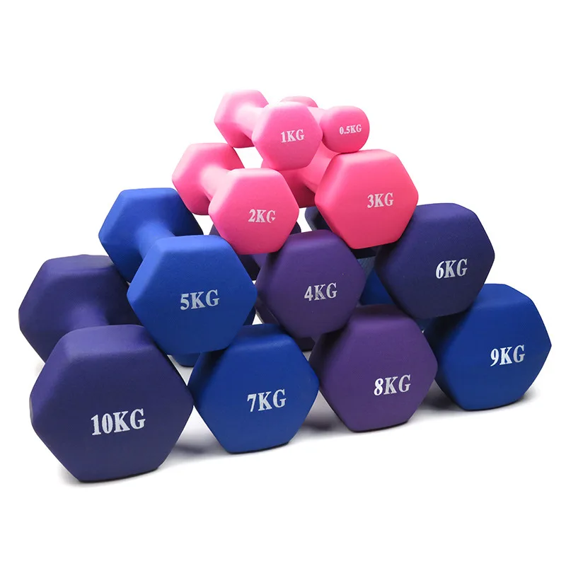

Weight Lifting Colorful Dumbbell/vinyl Dipping Dumbbell Sets