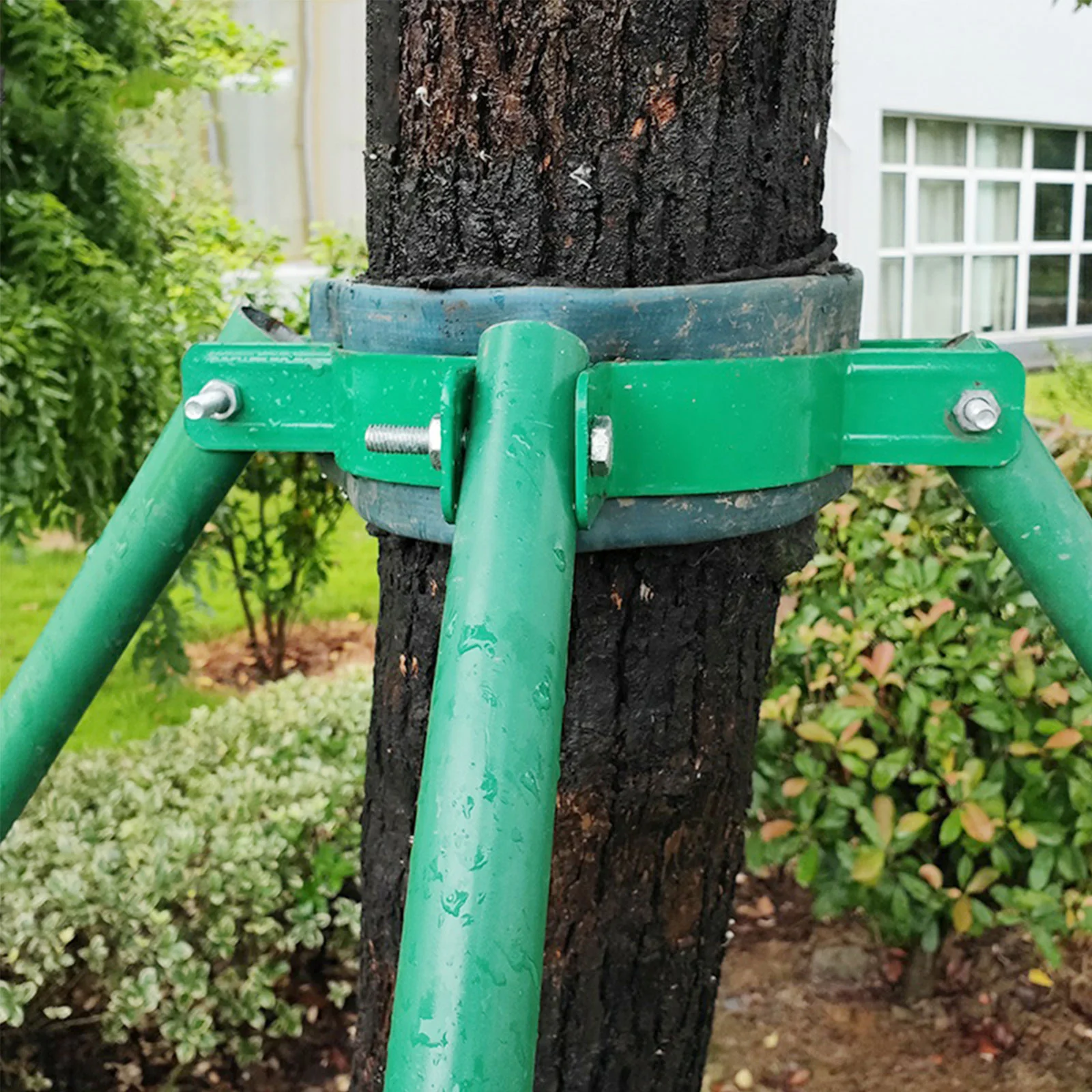 

Tree Stake Kit For Young Tree Tree Support Hoop Fixing Tool Landscape Holder Hook Iron Fixator Supportive Rack