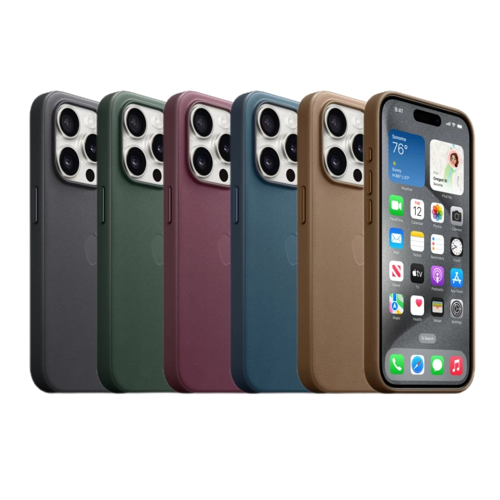 

Оригинальный телефон Apple 15, тонкий тканый Магнитный защитный чехол для iPhone15 Pro Max 15 Plus