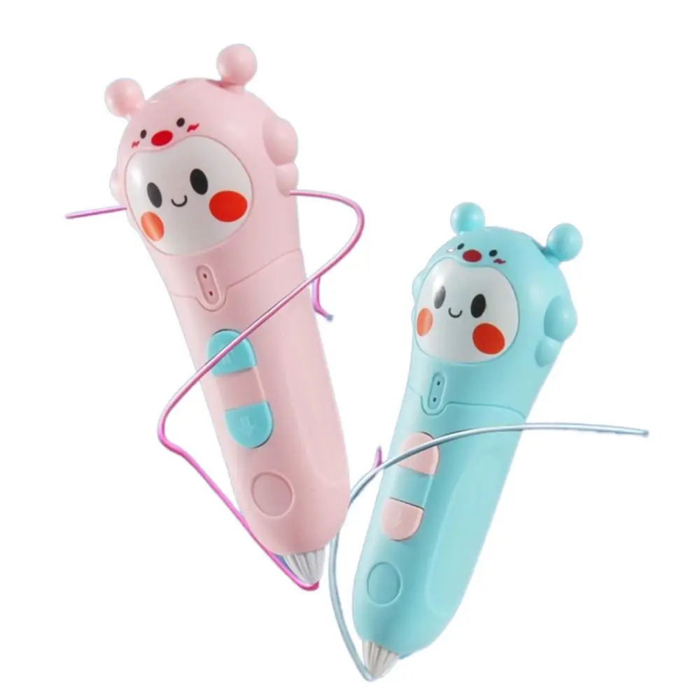 동물 모양 낙서 낙서, 안전한 저온 예술 공예 프린터, DIY 드로잉 장난감, 3D 인쇄 연필, 3D 드로잉 인쇄 펜