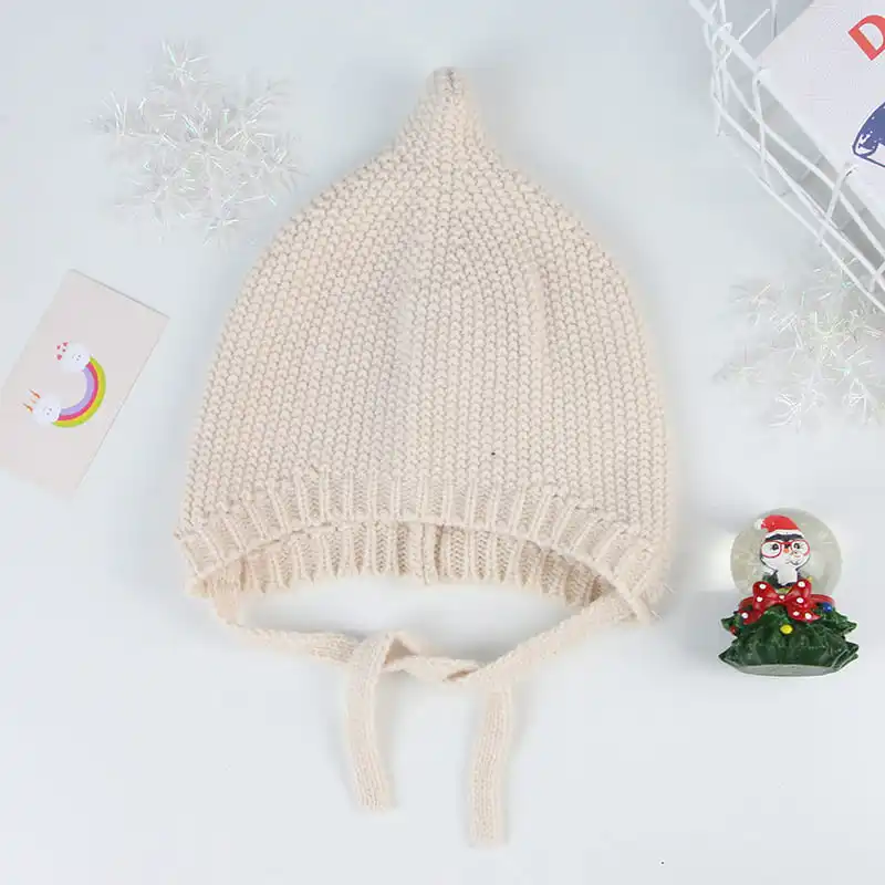 Cagoule Bébé Enfant Hiver Avec Pompon - Bonnet Écharpe Intégré, Coupe-Vent, Taille 6 Mois à 8 Ans