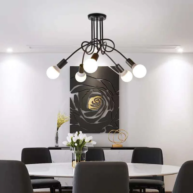 Art Lighting Fixtures Modern Spider Lamp for Home Decoration Bedroom Dining Room Living Room Lighting