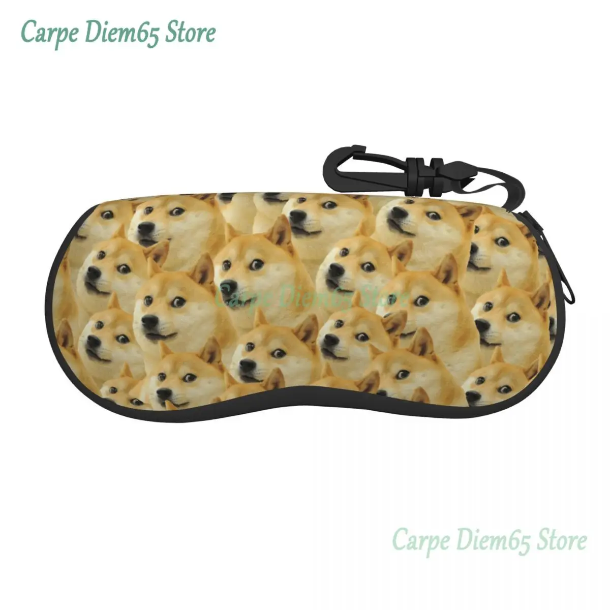 

Glasses Bag Protective Case Funny Shiba Face Women Men Sunglasses Case Box Reading Eyeglasses Box Accessories