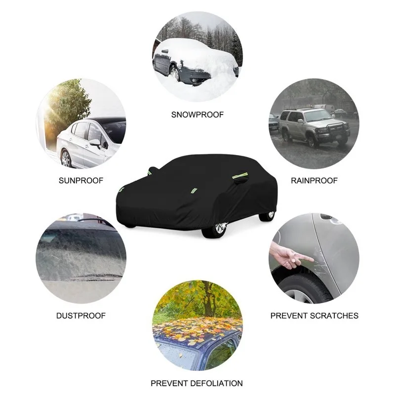 Toyota Fortuner AN50 AN60 AN150 AN160 야외 방수 방진 UV 방지 자동차 커버 보호대