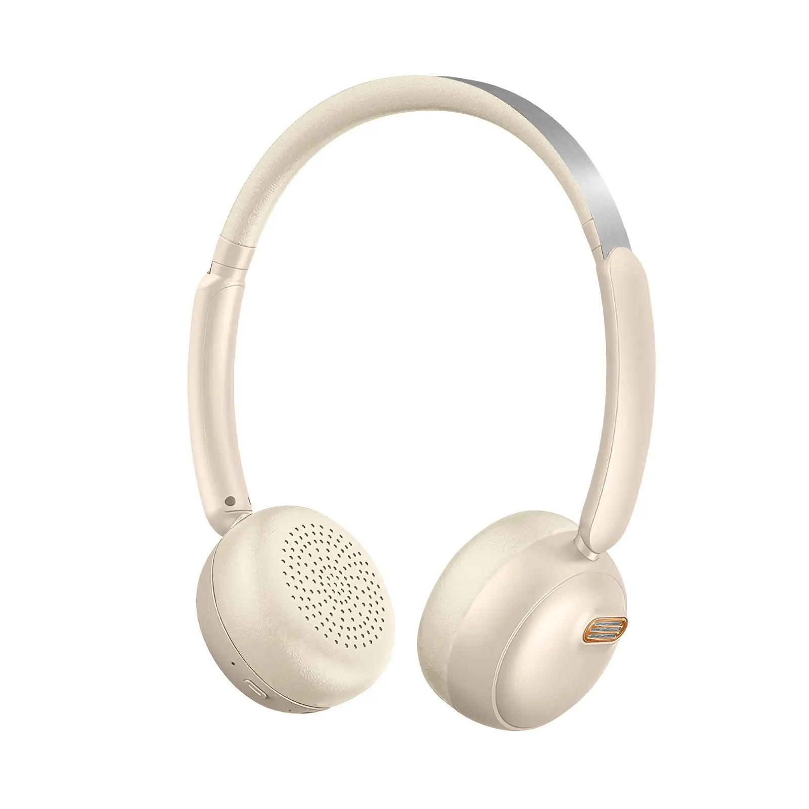 ZECAA سماعة رأس معدنية قابلة للطي ANC بلوتوث لاسلك...