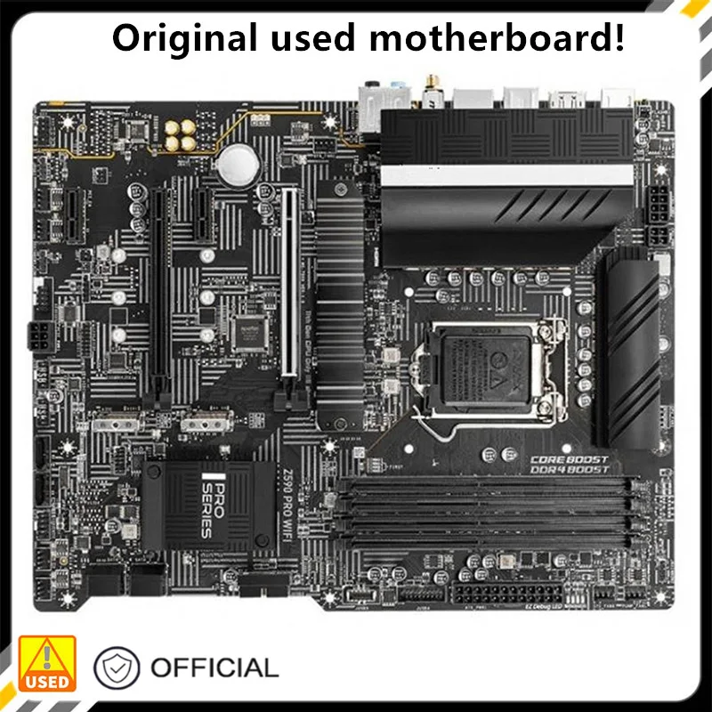 Per Z590 Pro Wifi Originale Usato Desktop Intel Z590 128Gb Ddr4 Scheda Madre Lga 1200 I7/I5/I3 Usb3.0 Sata3