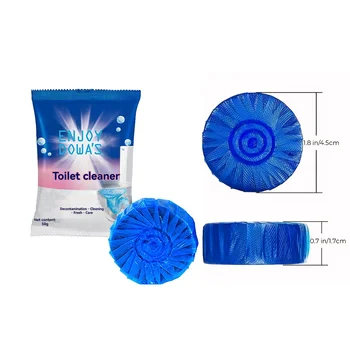 3/6/12 pcs, Toilet Bowl Cleaner Tablets, Automatic Toilet Tank Cleaners, for Deodorizing & Descaling, Long-Lasting Against Tough 2