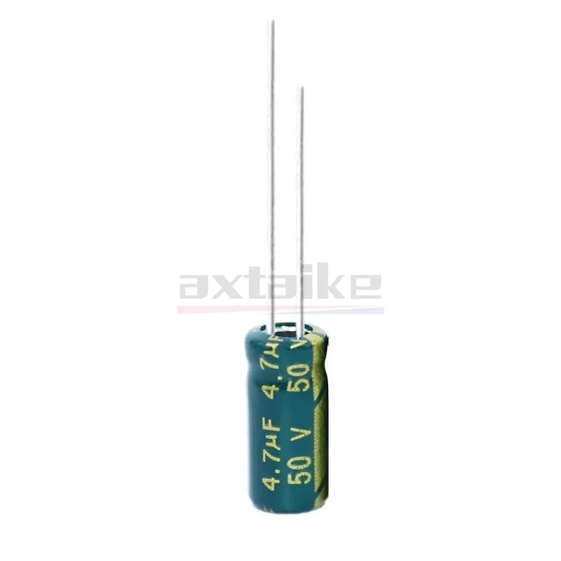 50PCS 50V 1UF 2.2uF 4.7uF 50V1UF 5*11MM High Frequency Low ESR Aluminum Electrolytic Capacitor