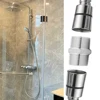 Universal G1/2 Chrome Stainless Steel Length Extender Shower Connector For Extra Long Hose For Bathroom Toilet Bidet Shower 1