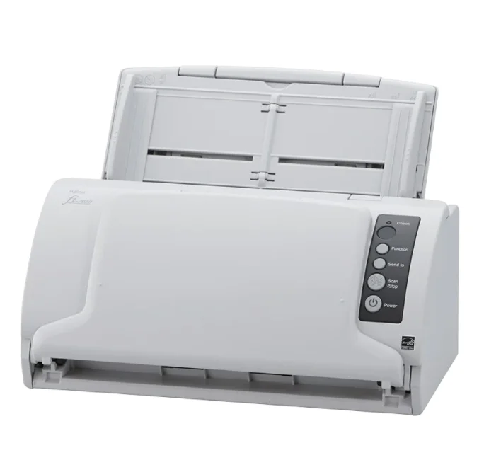 Fujitsu Fi-7030 Ocr Id 여권 스캐너 Usb2.0 고속 자동 양면 컬러 ..