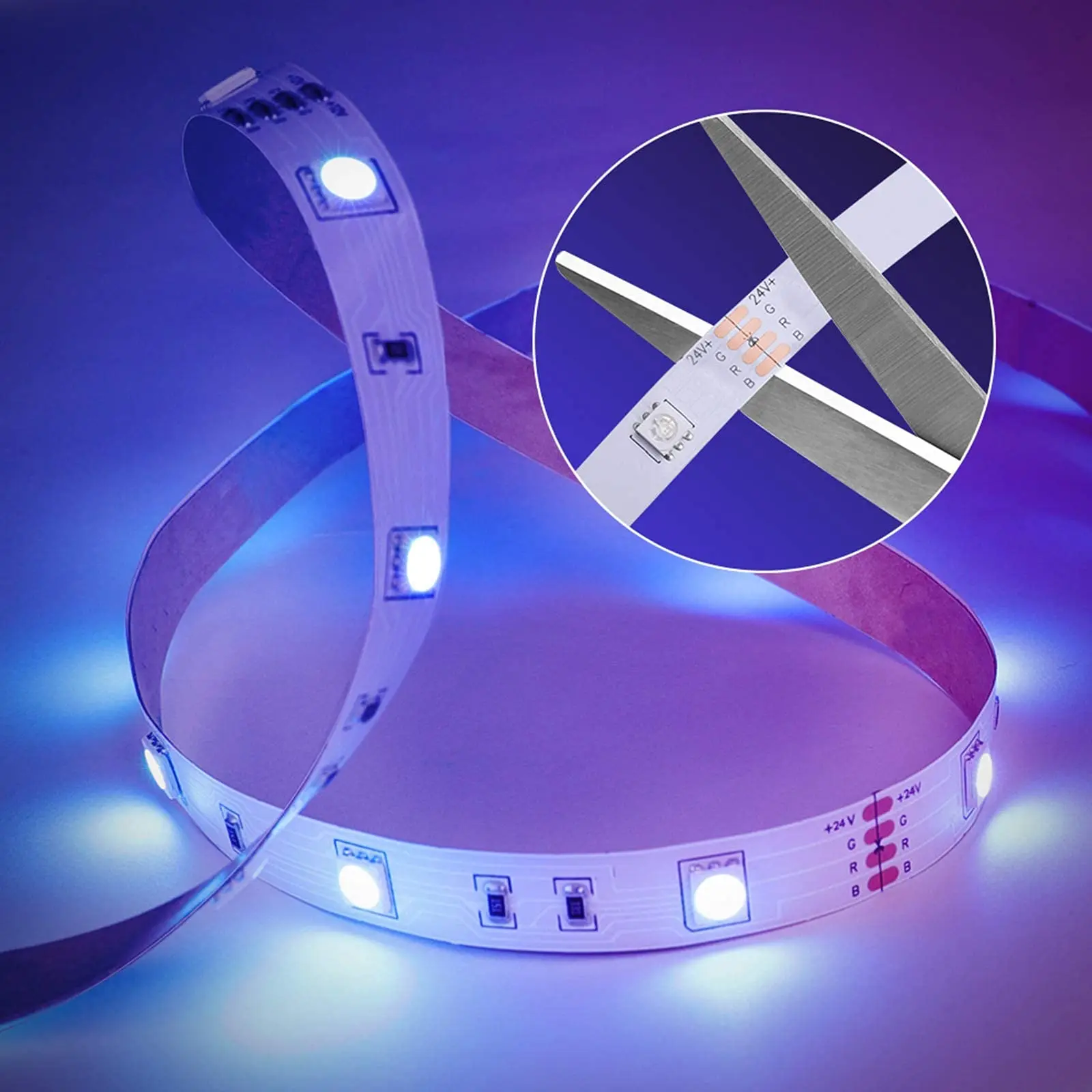 LED Strip Light 20m 15m 10m 1-5m for Room Decor Color RGB 5050 LED Tape 5V LED for TV Backlight and House Party Neon Lighting
