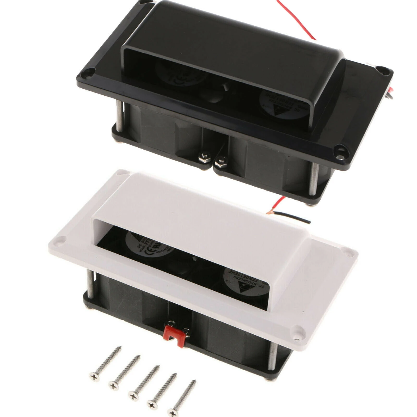 DC12V 25W RV Side Air Vent Caravan Motorhome Trailer Side Air Vent Ventilation Exhaust Fan for Camper Trailer Boat Marine Yacht