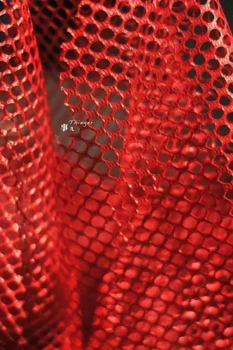 Grande tecido de malha ultra fino perspectiva designer de moda pano por metros para costura diy material de poliéster puro