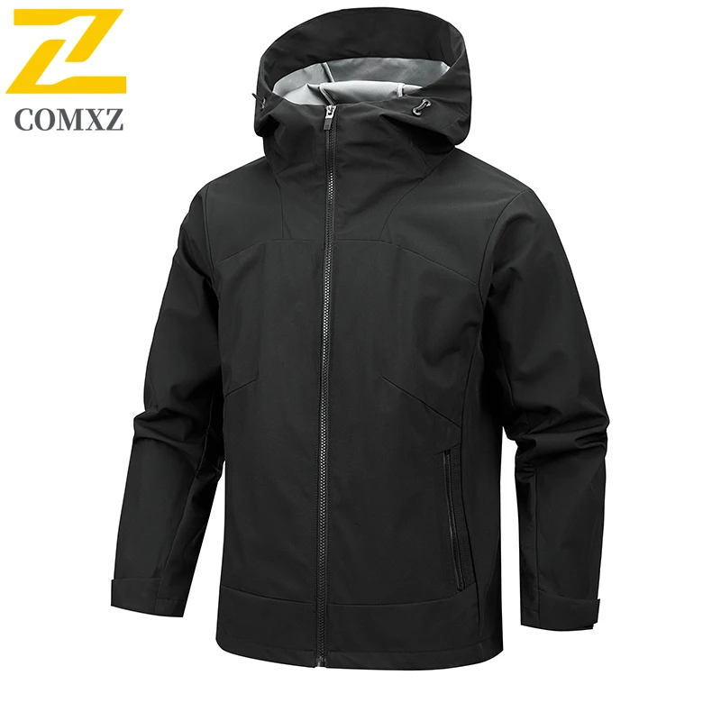 EIAO Windbreaker Jacket Men Women Outdoor Waterproof Hiking Coat Sporty Casual Unisex Lightweight Trekking Camping Windbreaker