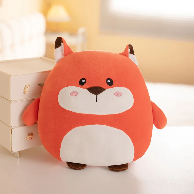 Cuddly Kawaii Animal Plush Pillow - Soft and Squishy Plushie Toy