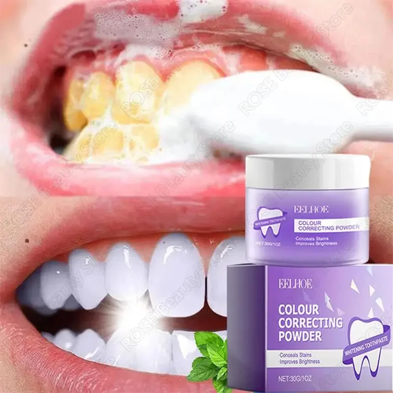 5 Days Teeth Whitening Powder Remove Plaque Stains Dental Calculus Oral Hygiene Cleaning Fresh Bad Breath Tooth Care Products teeth whitening powder