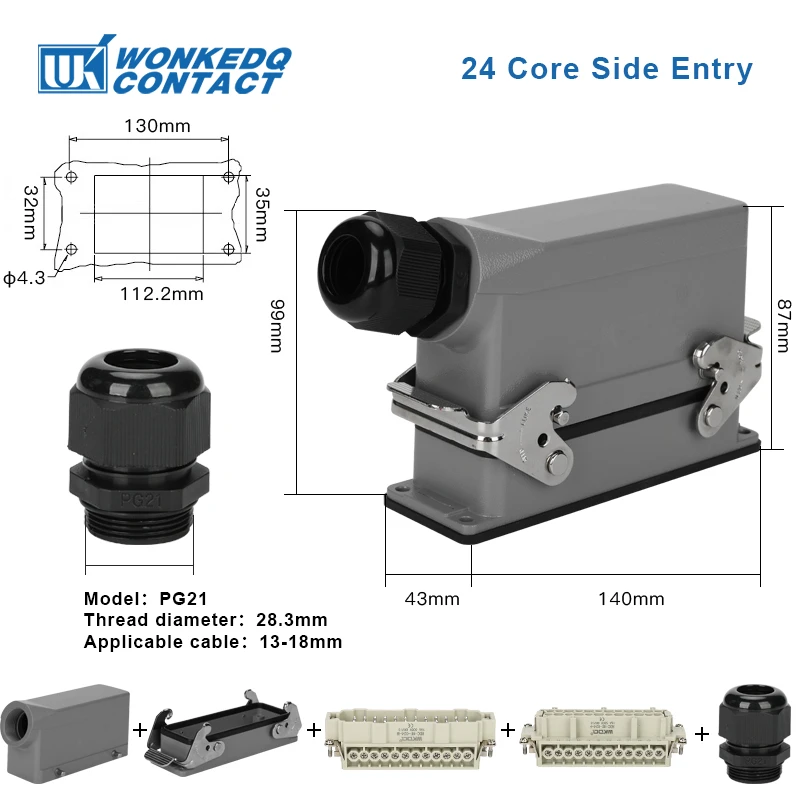 nucleo 16a 500v conector resistente industrial impermeavel 03