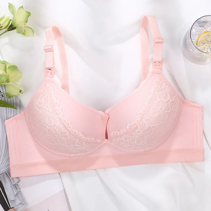 Women's Comfortable Nursing Maternity Bra For All Seasons  Push-up  Postpartum  No Underwire Breastfeeding Underwear 5