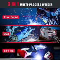 For 140Amp MIG Welder Flux Core Welder/Stick/Lift TIG 3 in 1 Welding Machine, Welder Machine 110V With Synergy IGBT Inverter 2